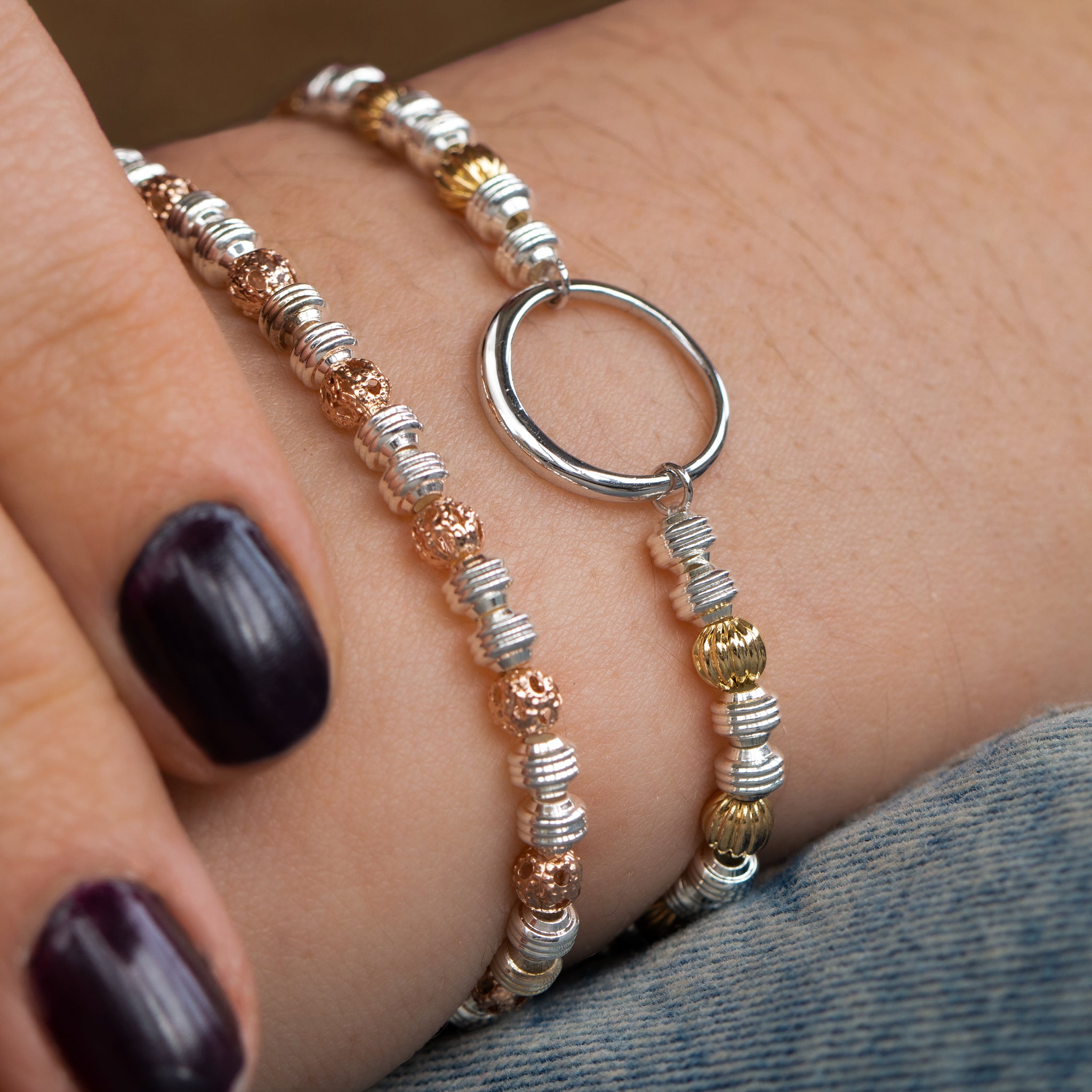 Peace Chunky Beaded Bracelet - Seek+Find