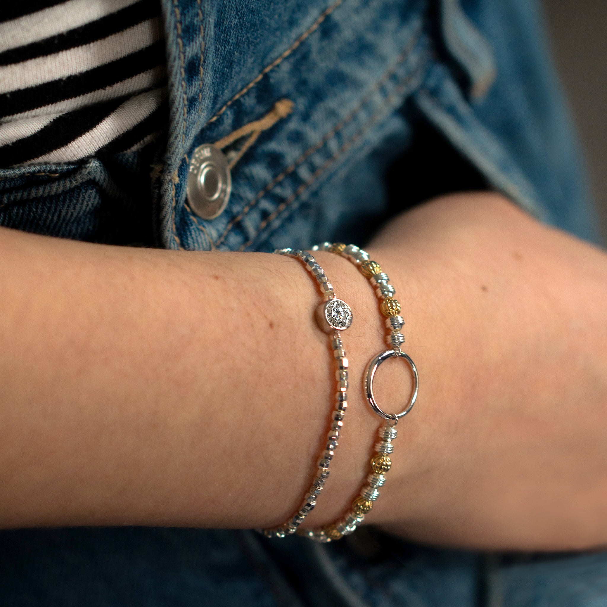 Peace Chunky Beaded Bracelet - Seek+Find