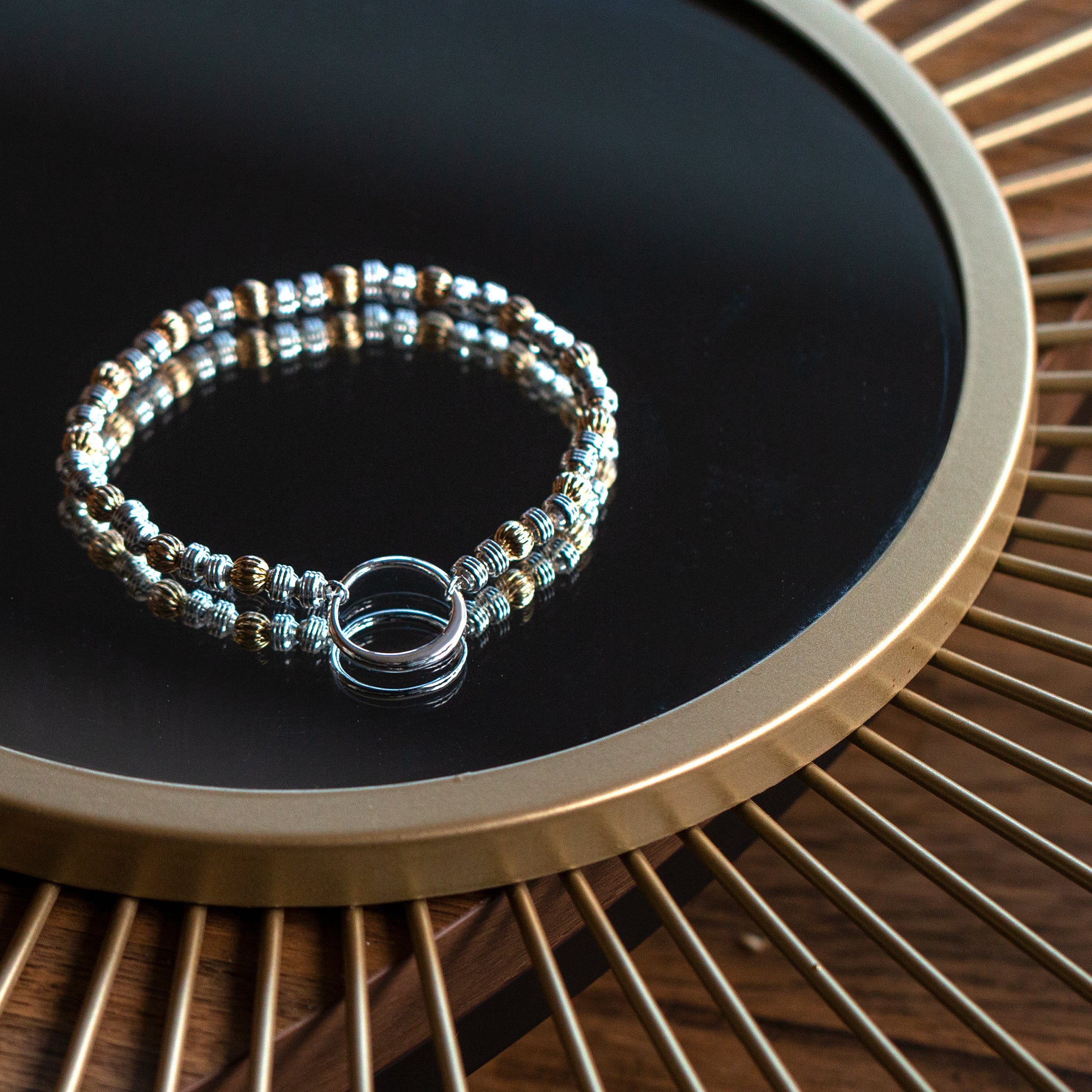 Peace Chunky Beaded Bracelet - Seek+Find