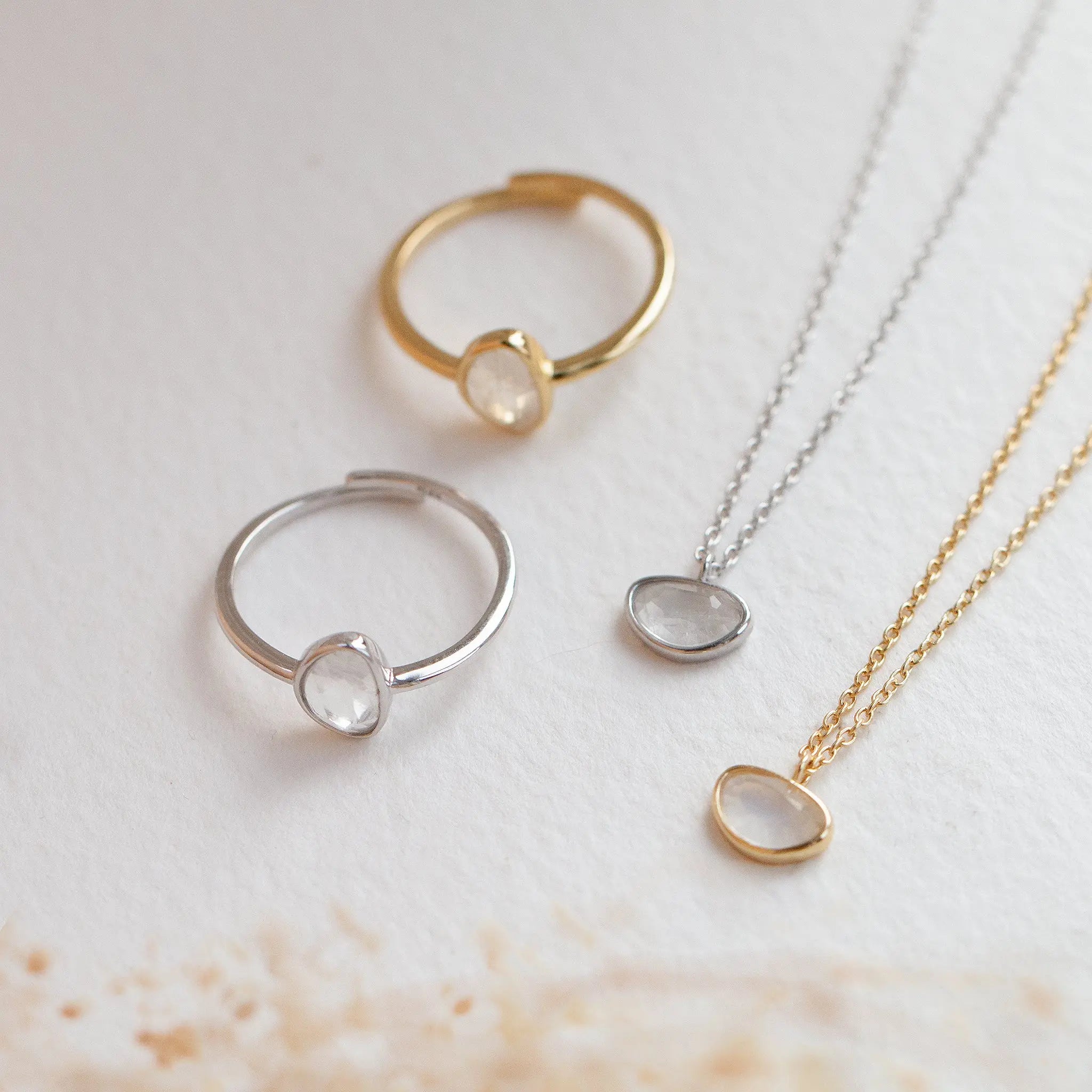 Believe Moonstone Ring - Seek + Find