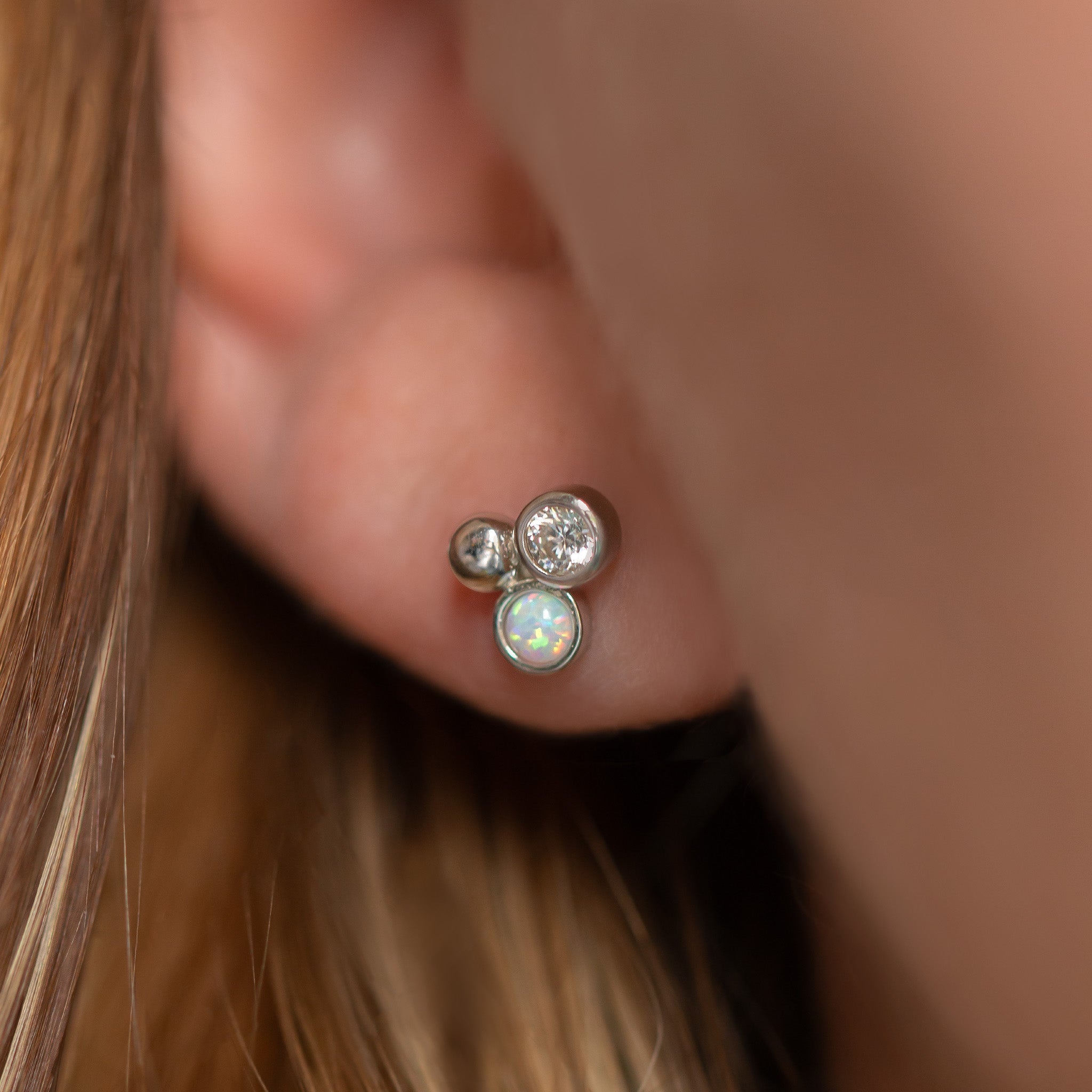 Beloved Studs Rose Gold - Seek + Find