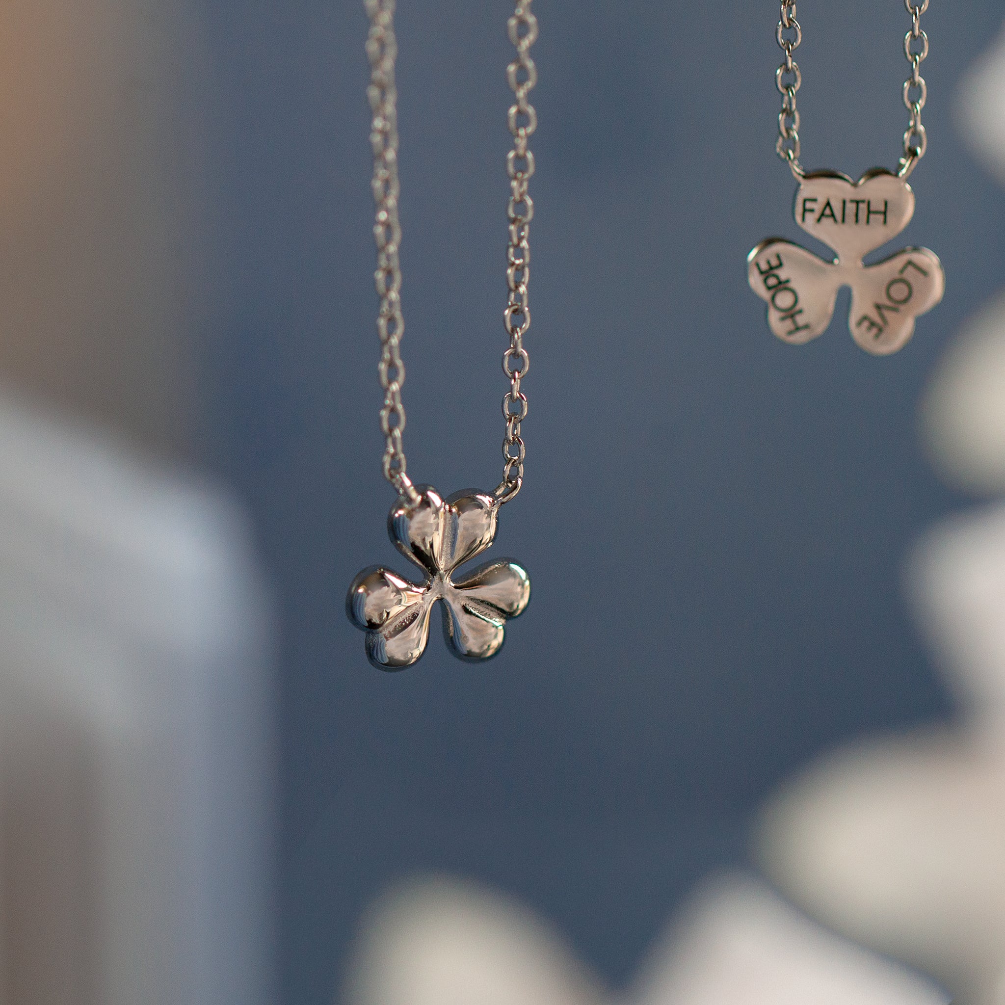 Faith Hope Love Necklace - Seek + Find