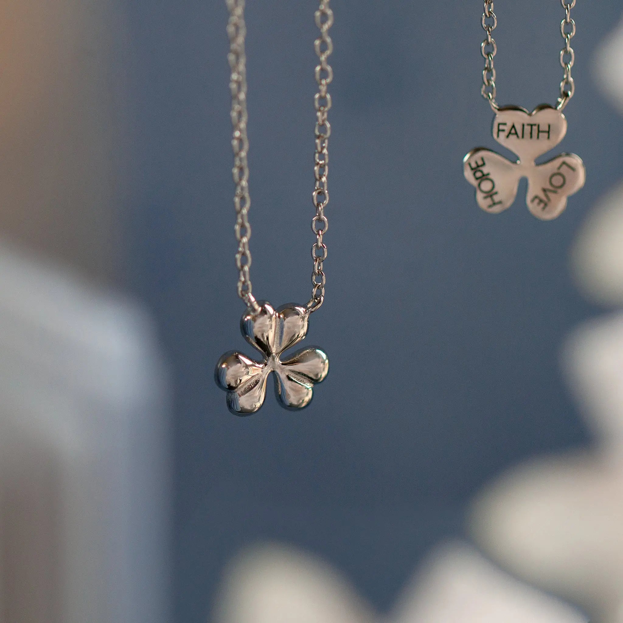 Faith Hope Love Necklace - Seek + Find