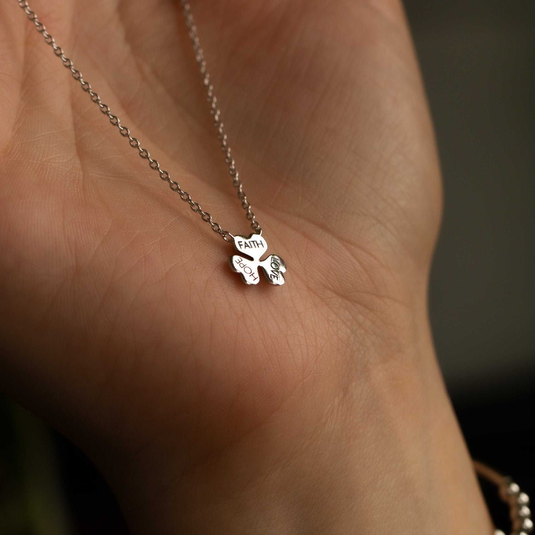 Faith Hope Love Necklace - Seek + Find