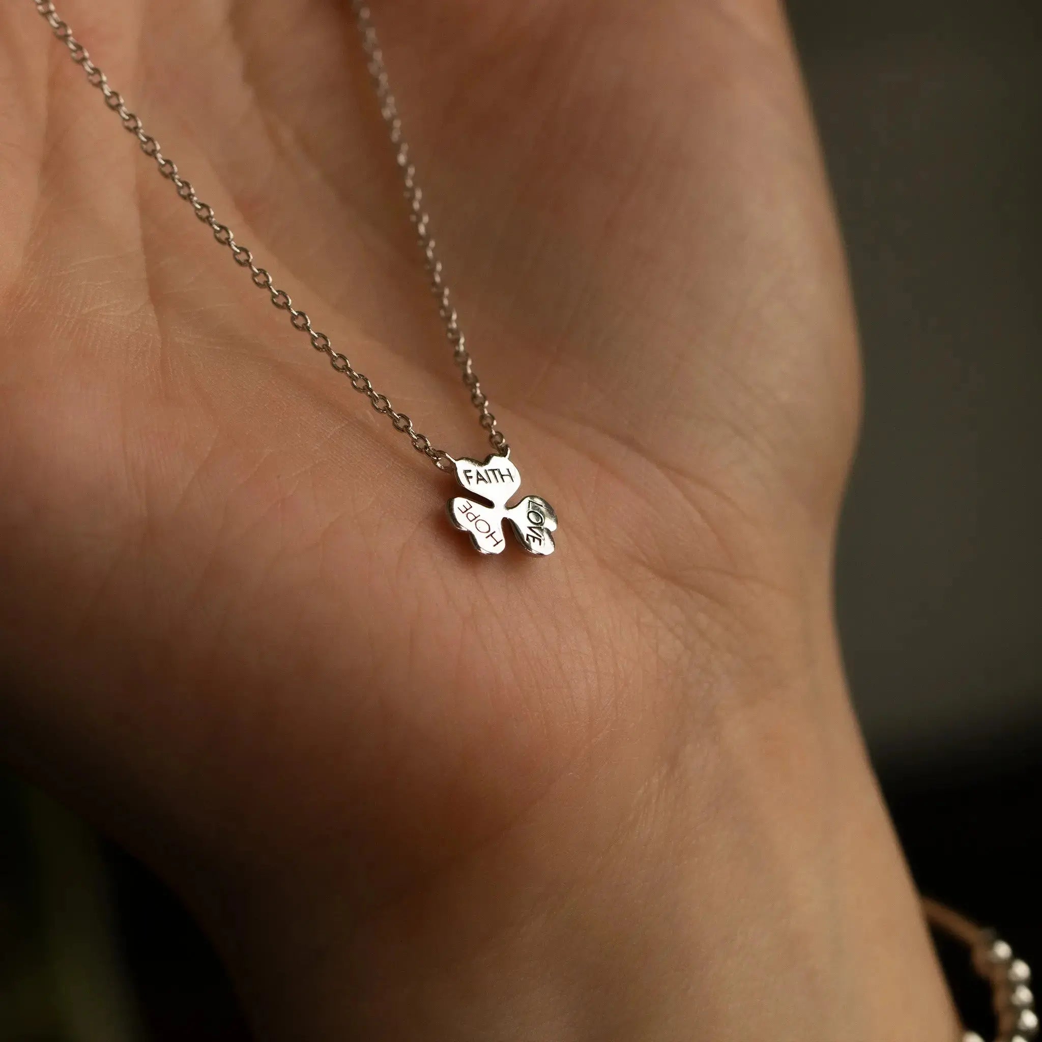 Faith Hope Love Necklace - Seek + Find