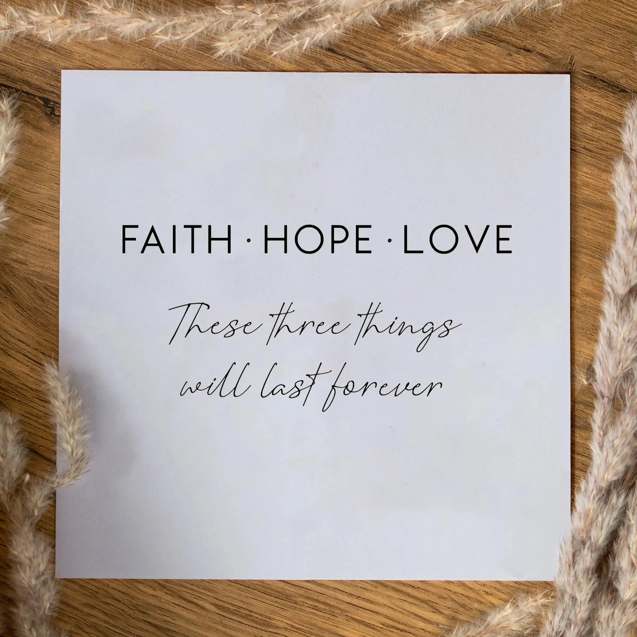 Faith Hope Love Necklace - Seek + Find