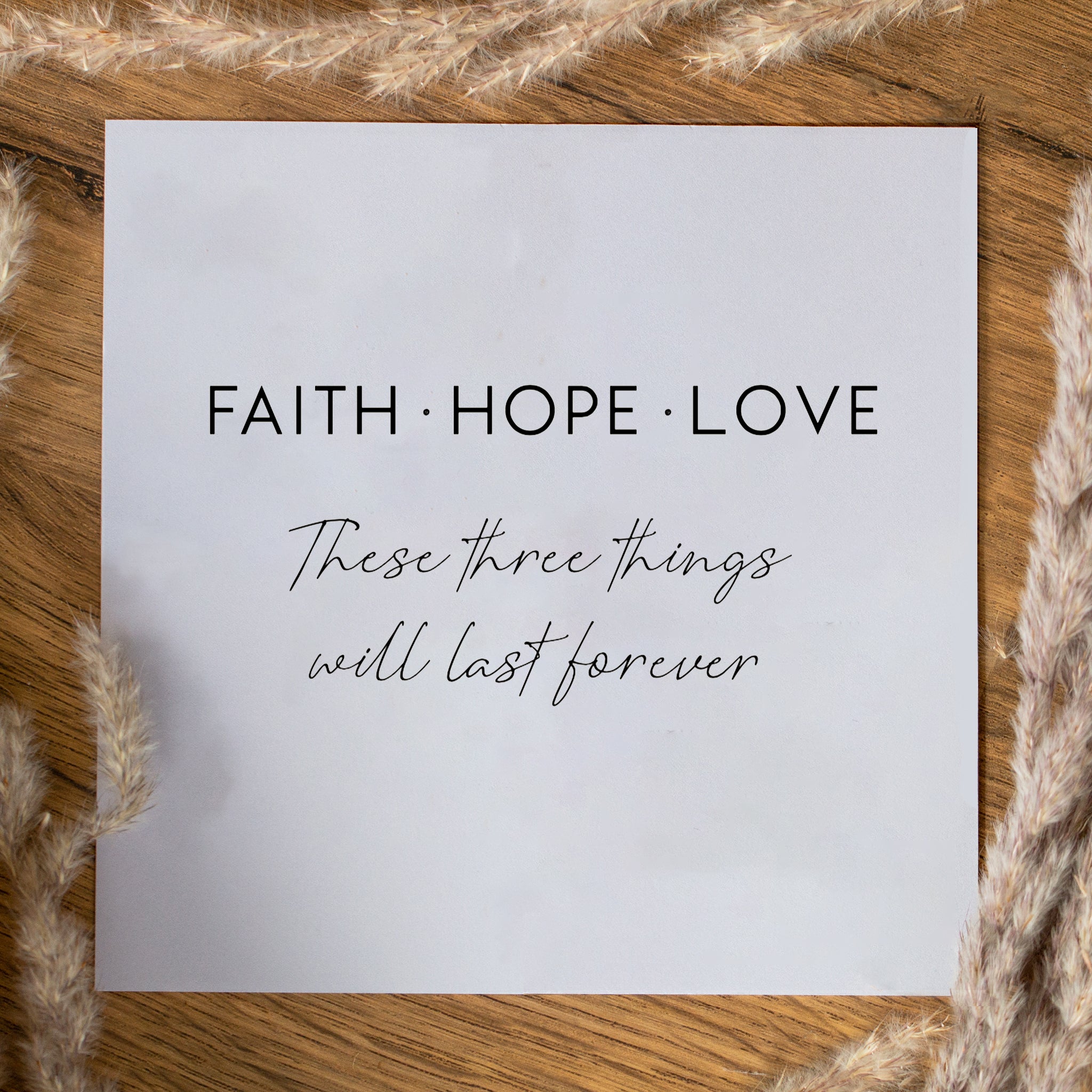 Faith Hope Love Necklace - Seek + Find
