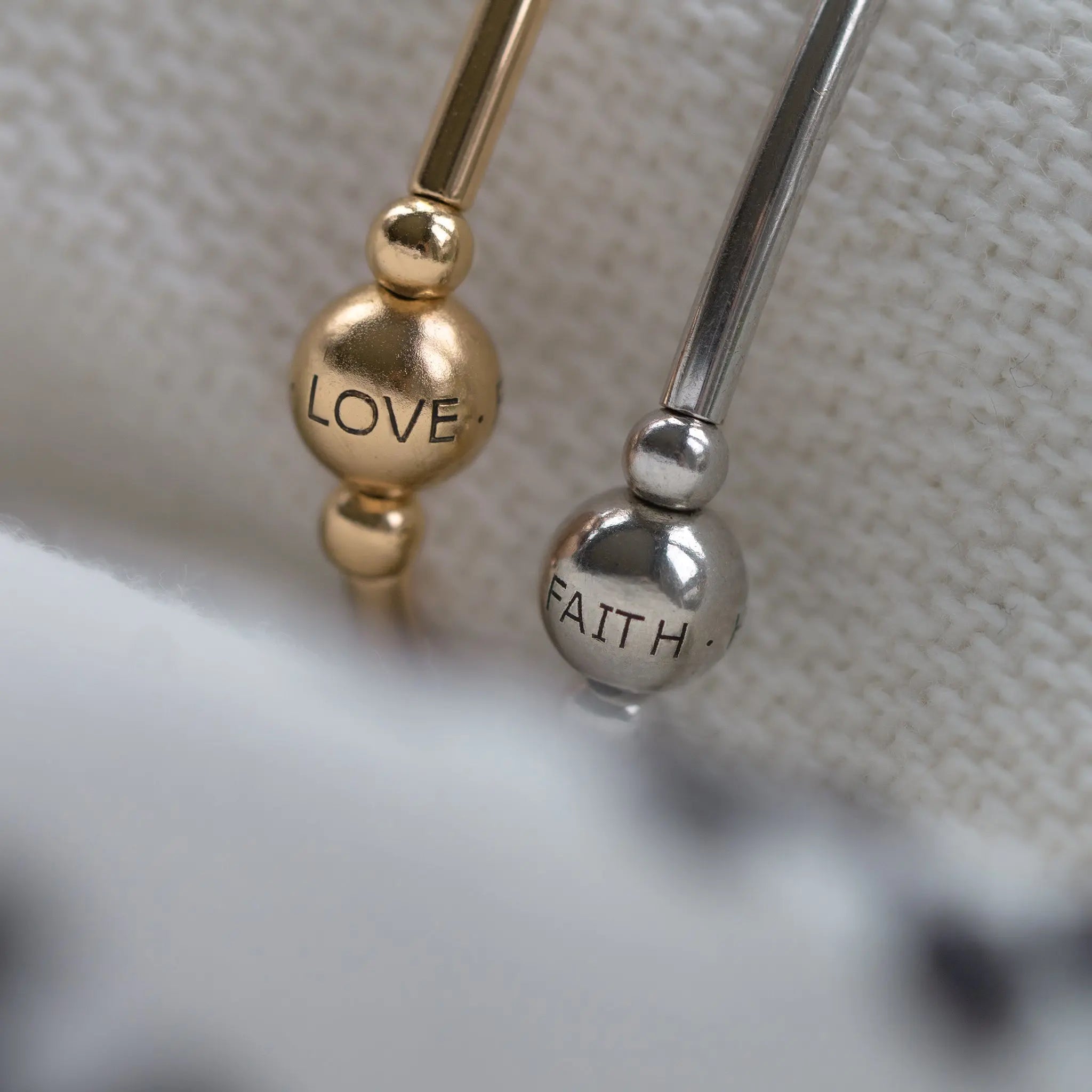 Faith, Hope and Love Beaded Bracelet - Seek + Find