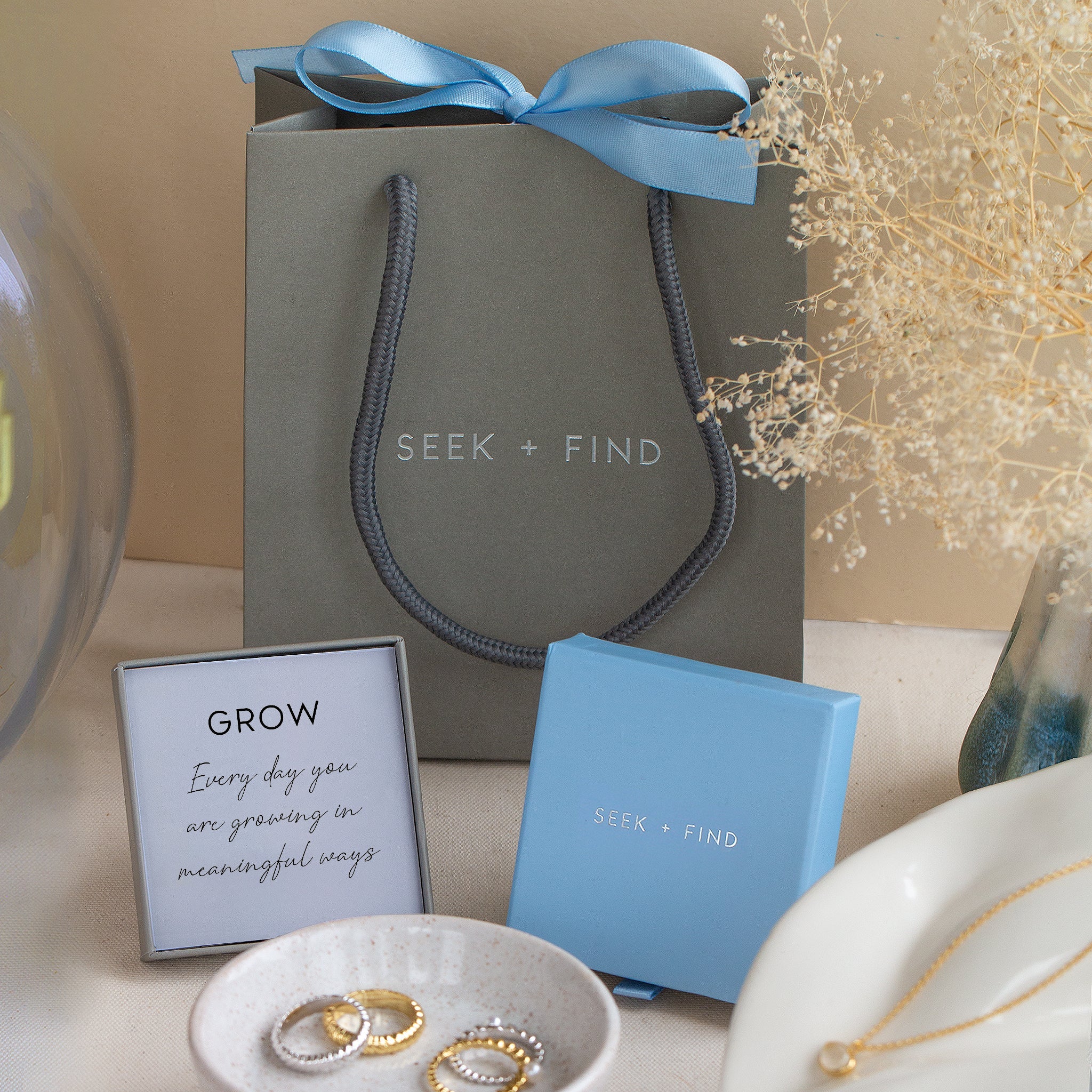 Grow Leaf Ring Seek + Find