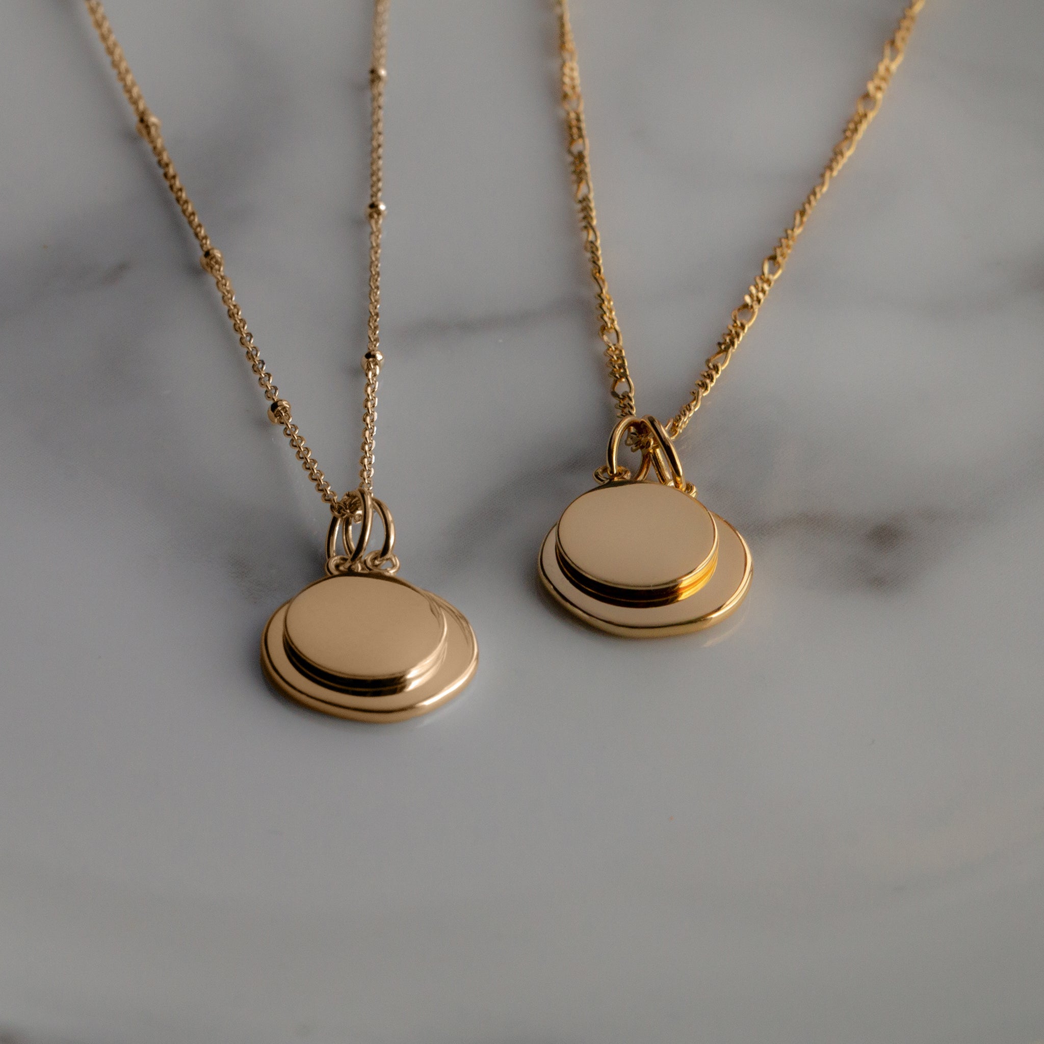 Multiple Gold Pendants - Seek + Find