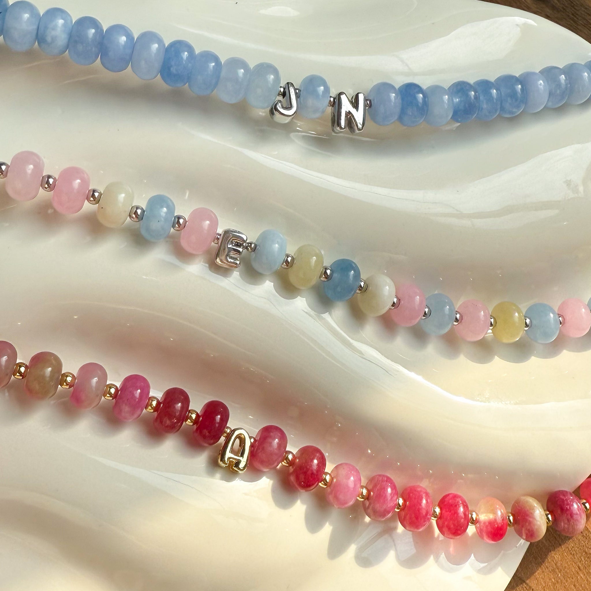 Personalised Beaded Necklace - Seek + Find