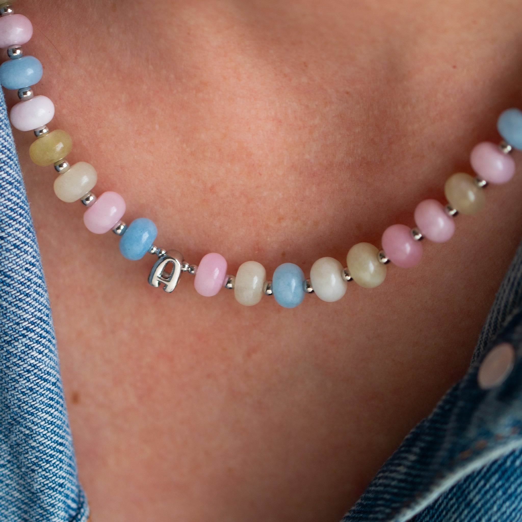 Personalised Beaded Necklace Seek + Find