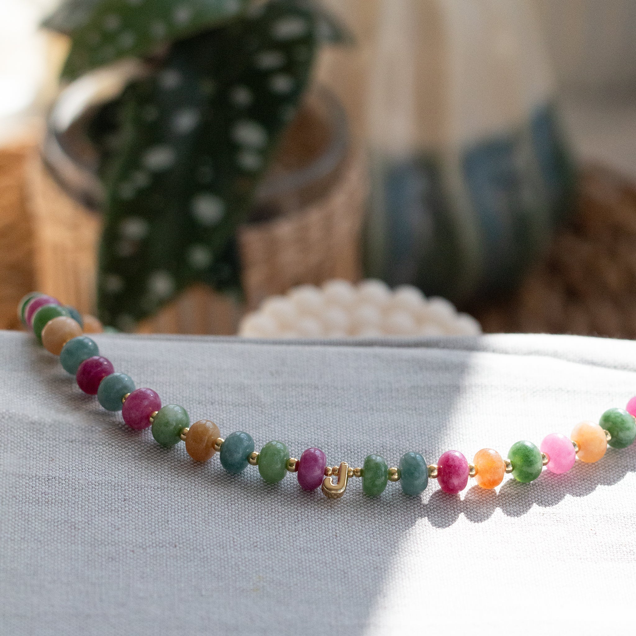 Personalised Beaded Necklace Seek + Find