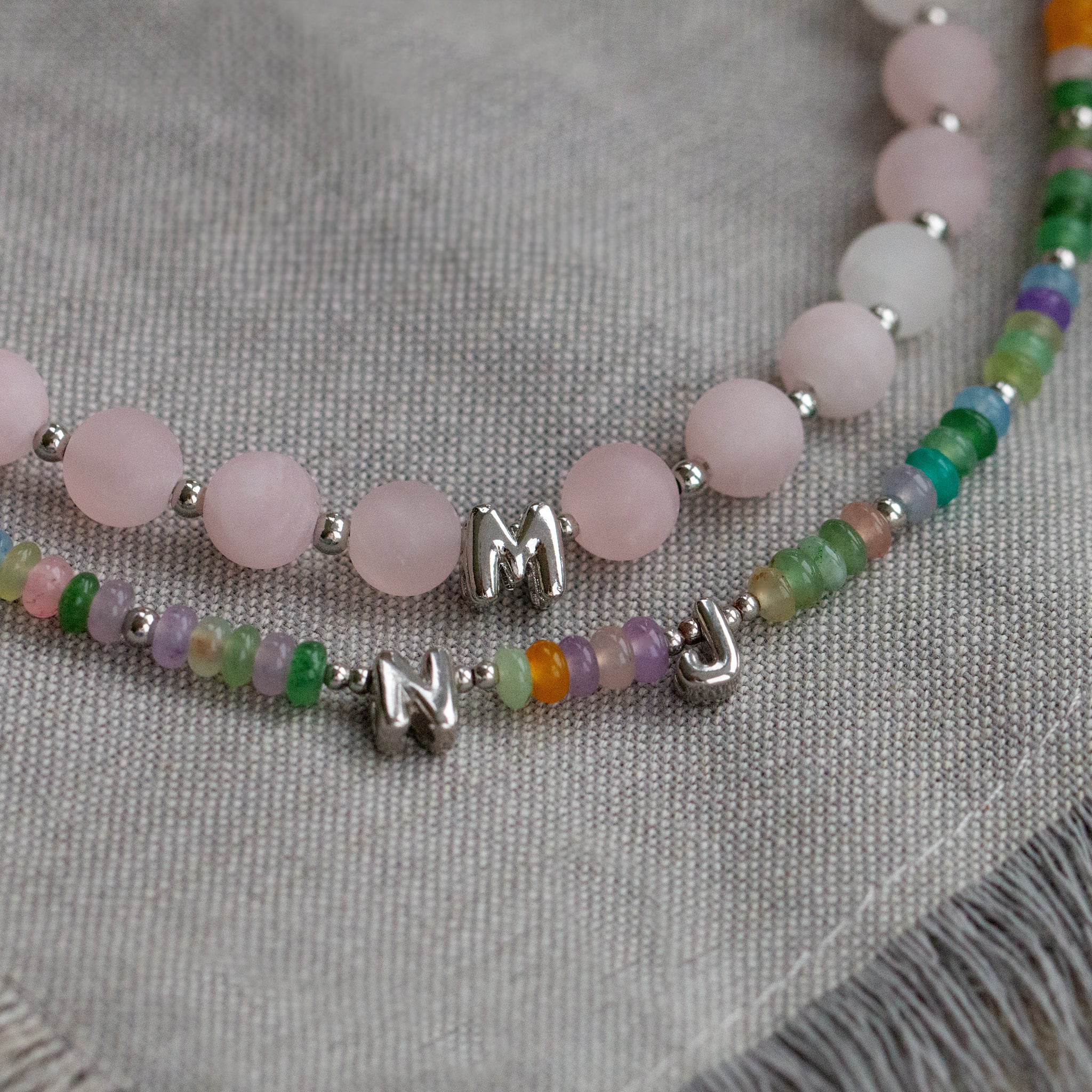 Personalised Beaded Necklace Seek + Find