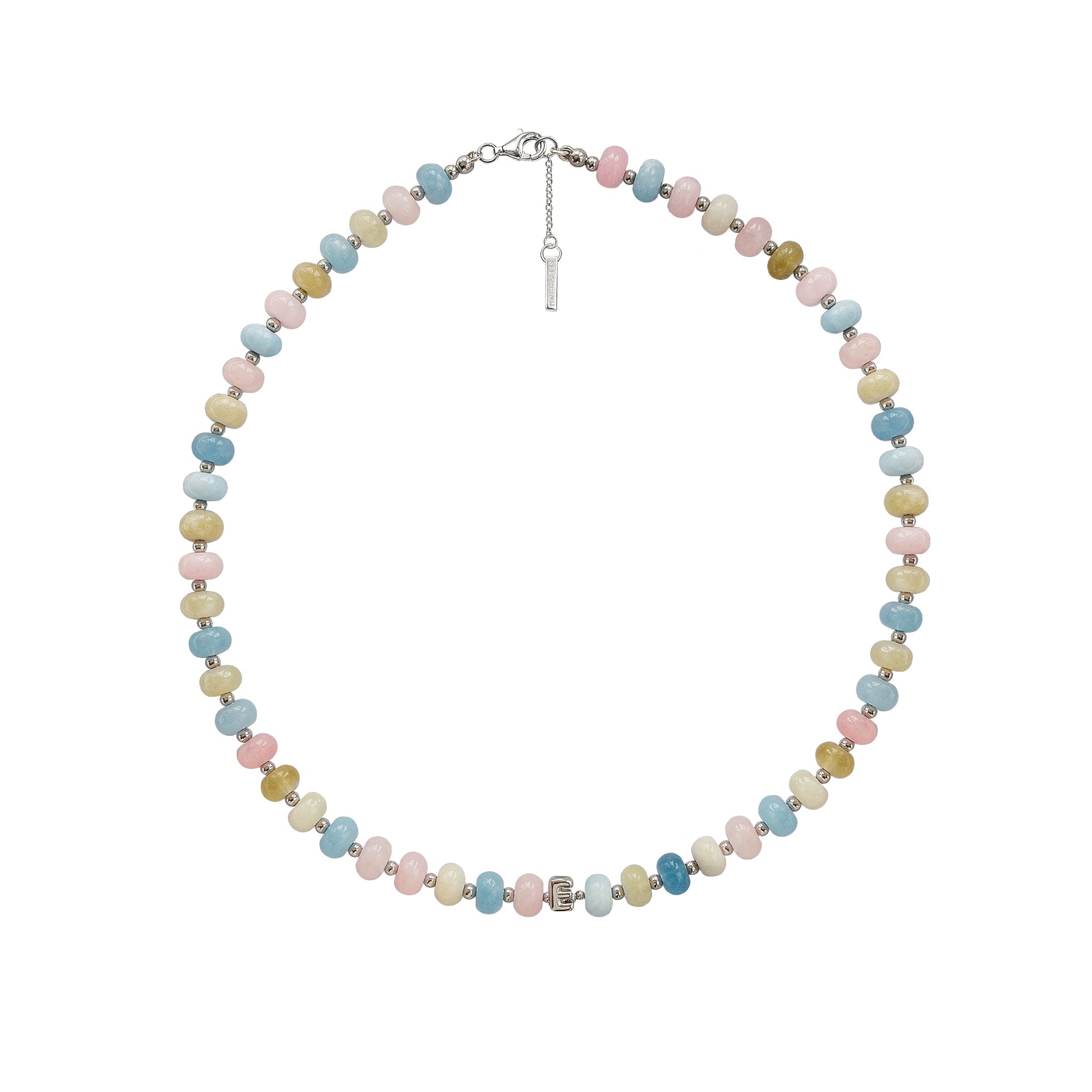 Regular Personalised Beaded Gemstone Necklace