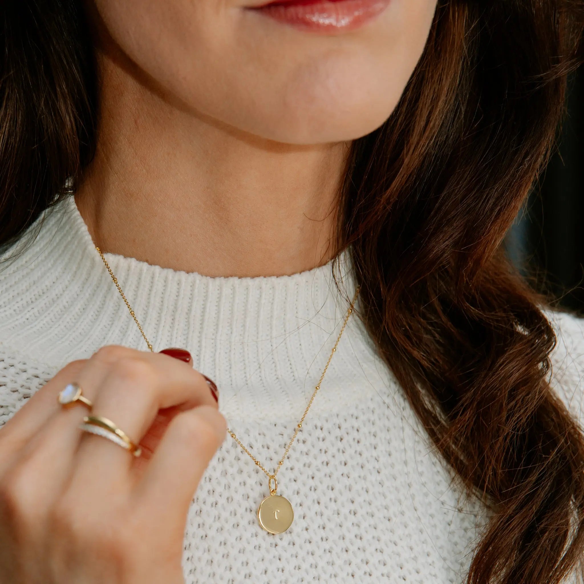 Regular Single Pendant (Gold or Silver) Seek + Find