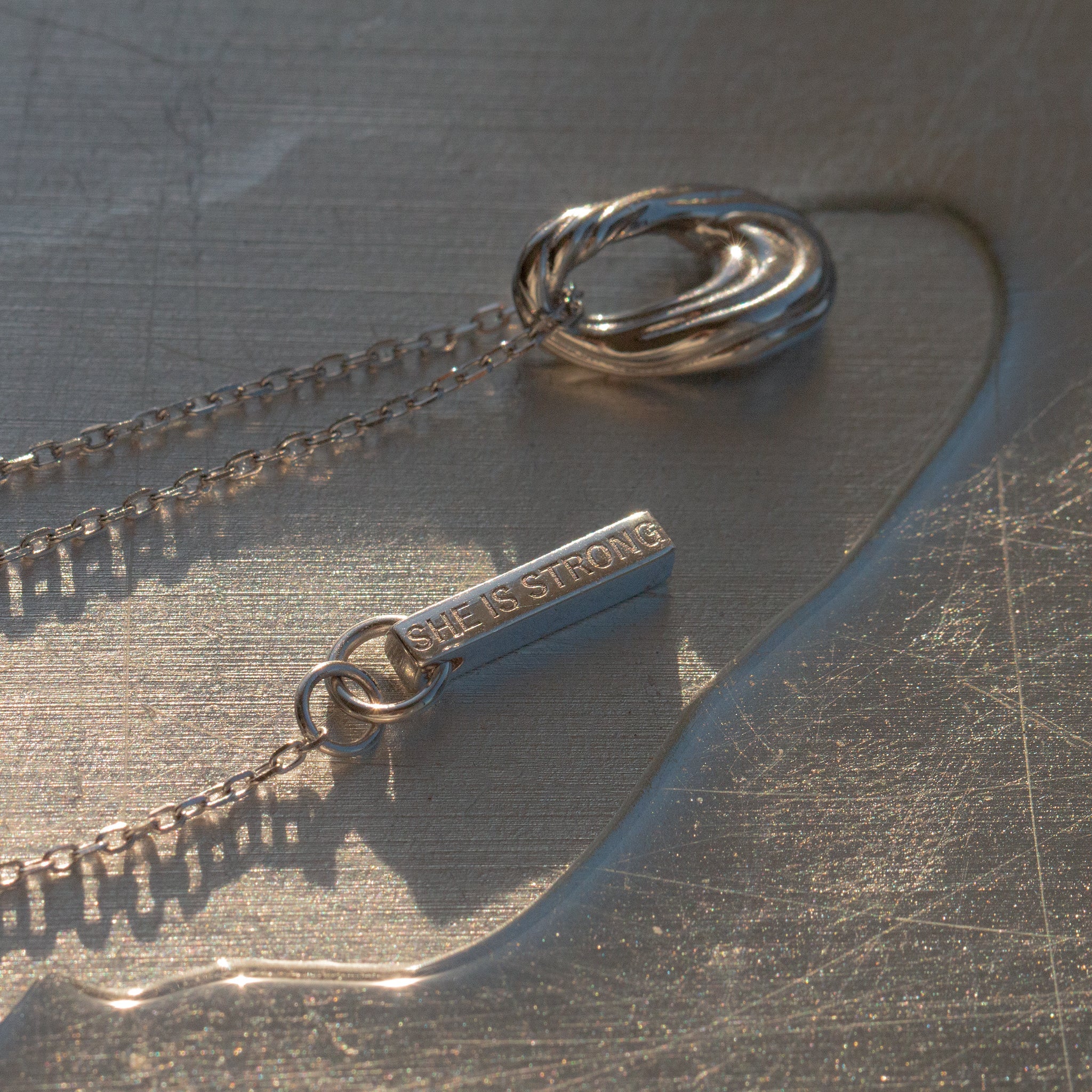 She Is Strong Necklace - Seek + Find