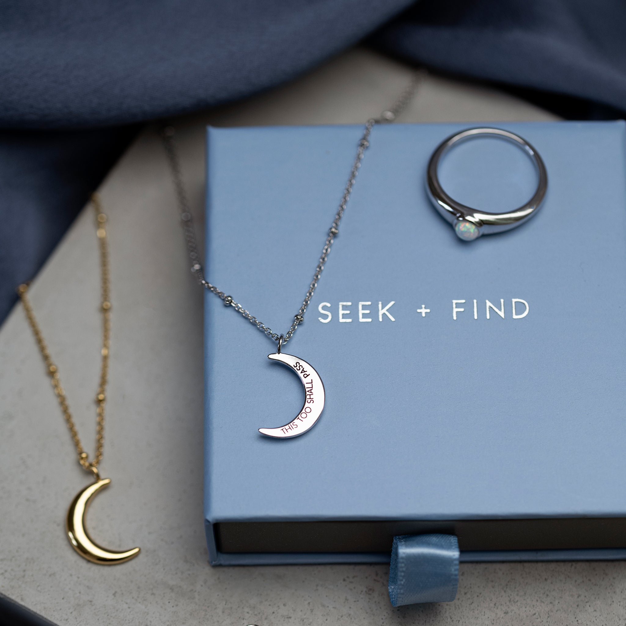 This Too Shall Pass Necklace - Seek + Find