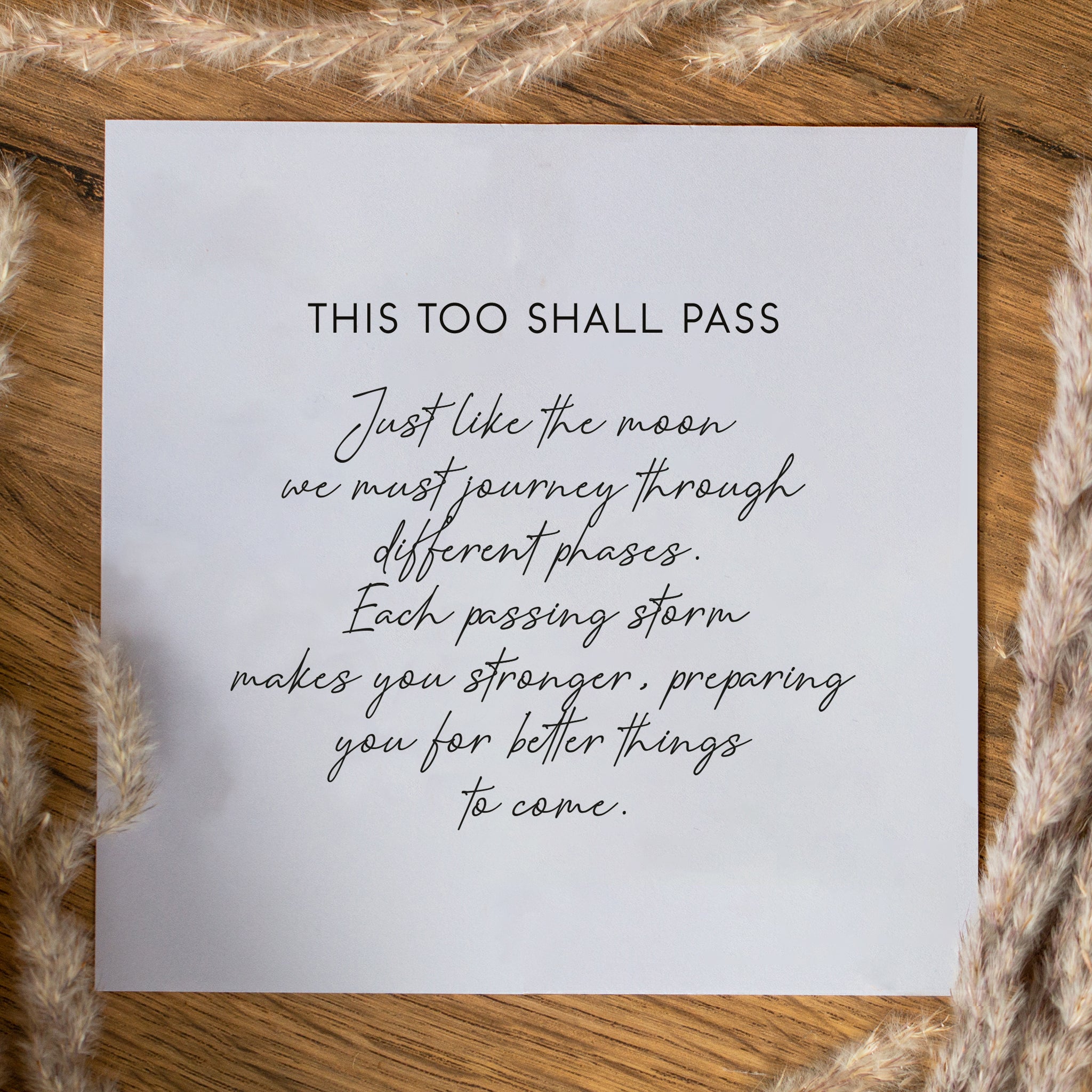 This Too Shall Pass Necklace - Seek + Find