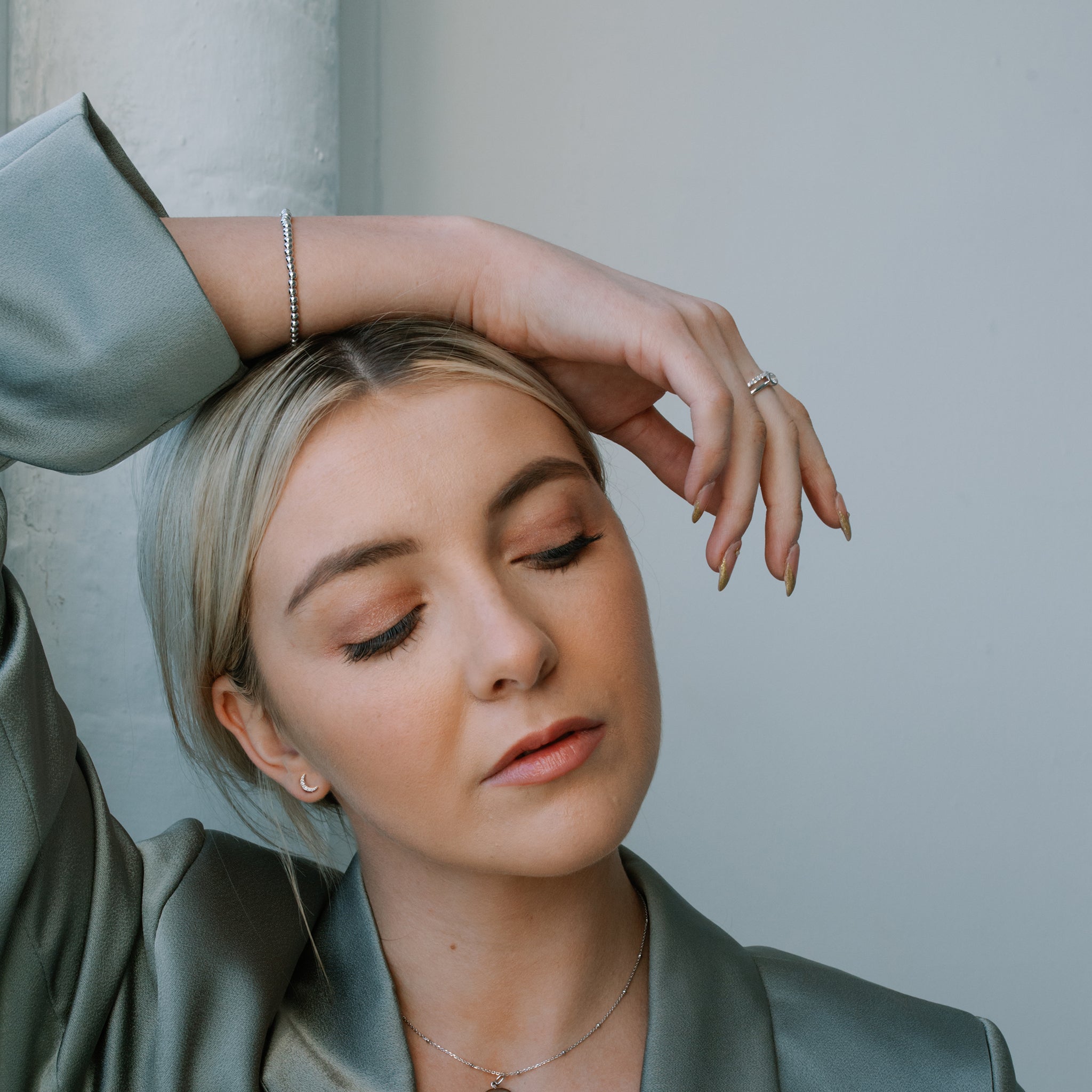 Shine Moon Studs - Seek + Find