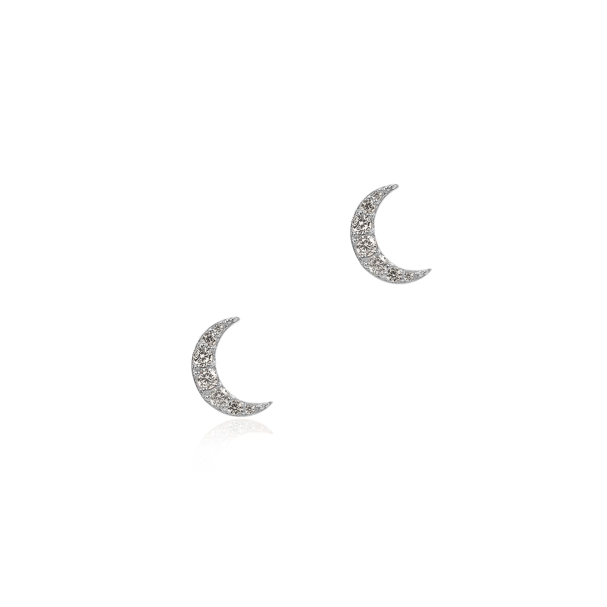 Shine Moon Studs - Seek+Find